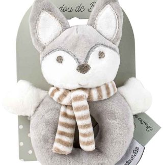 Grey Fox Ring Rattle