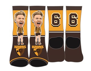 Adult Henrik Sock Hawks SICI