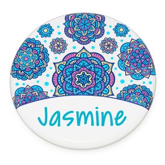 Jasmine motif coaster