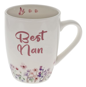 Best Nan Spring Floral Coffee Mug