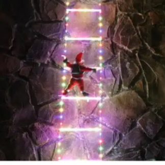Santa Led Ladder