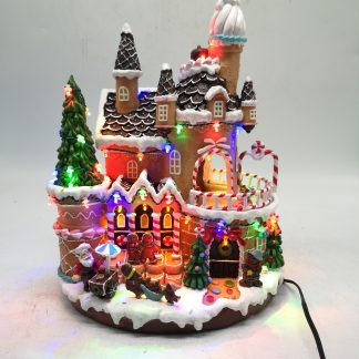 LED candy house 13"