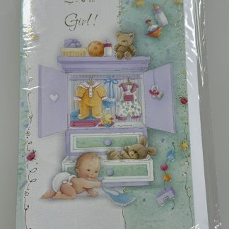 Congratulations its a Girl Card