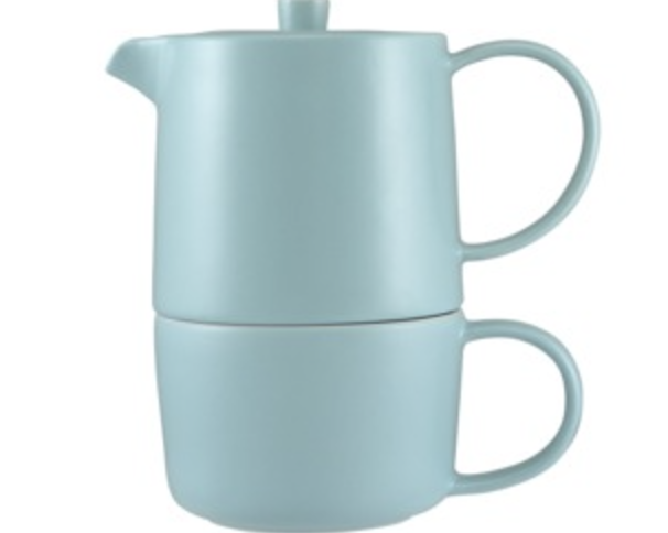 Cafe Life Tea for One With Infuser 450ML Cloud Gift Boxed