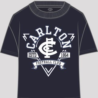 Kids Banner Tee Blues