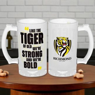 Richmond Tigers Stein Frosted 500ml