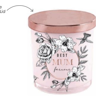 Pink Hummingbird Mum Candle