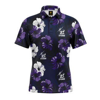 NRL Storm 'Aloha' Golf Polo L