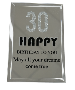 Happy 30th Birthday Plaque