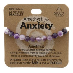 Amethyst For Anxiety Bracelet