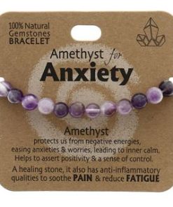 Amethyst For Anxiety Bracelet