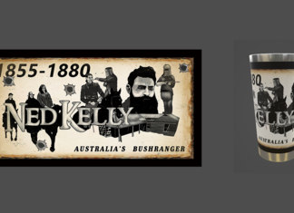 Ned Kelly 5 Stainless Steel Tumbler 20 Oz