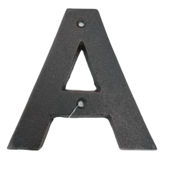 Rustic A Brown Metalic Letter