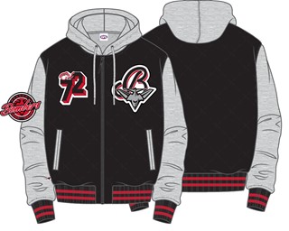 Mens Bomber Jacket W Hood