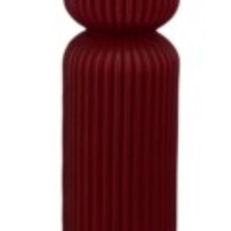 Let's Get Lit Linea LED Sculptural Wax Candle 6.5x22cm Soy Cherry Gift Boxed