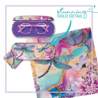 Glasses Case Delightful Dragonflies