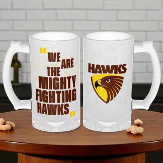 Hawthorn Hawks Stein Frosted 500ml
