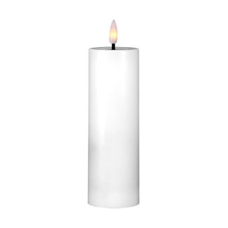 Let's Get Lit LED Flameless Candle 5.5x15cm Natural