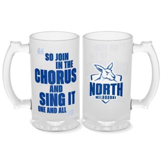 North Melbourne Stein Frosted 500ml