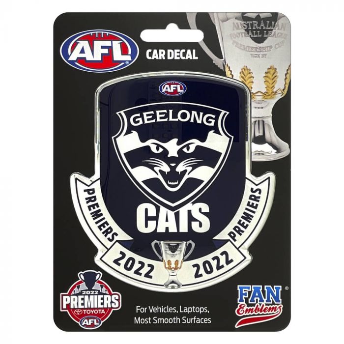 Fan Emblems AFL Geelong 2022 Premiership Logo Decal