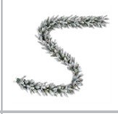274cm Snowy Morgan Garland
