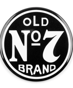 Jack Daniel's Old No. 7 Brand Button Sticker