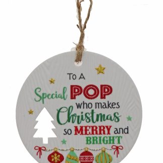 Pop Xmas Plaque