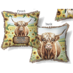 45x45cm Funny Farmyard Cushion