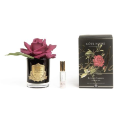 Perfumed Natural Touch Single Rose - Black - Red