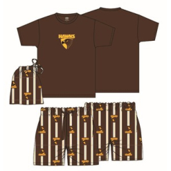 Adult Game Day PJ Set Hawks