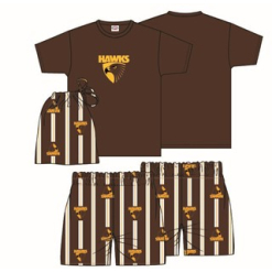 Youth Game Day PJ Set Hawks