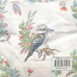 3 Ply Printed Paper Napkin Kookaburra