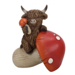 Highland Cow on Mushroom C