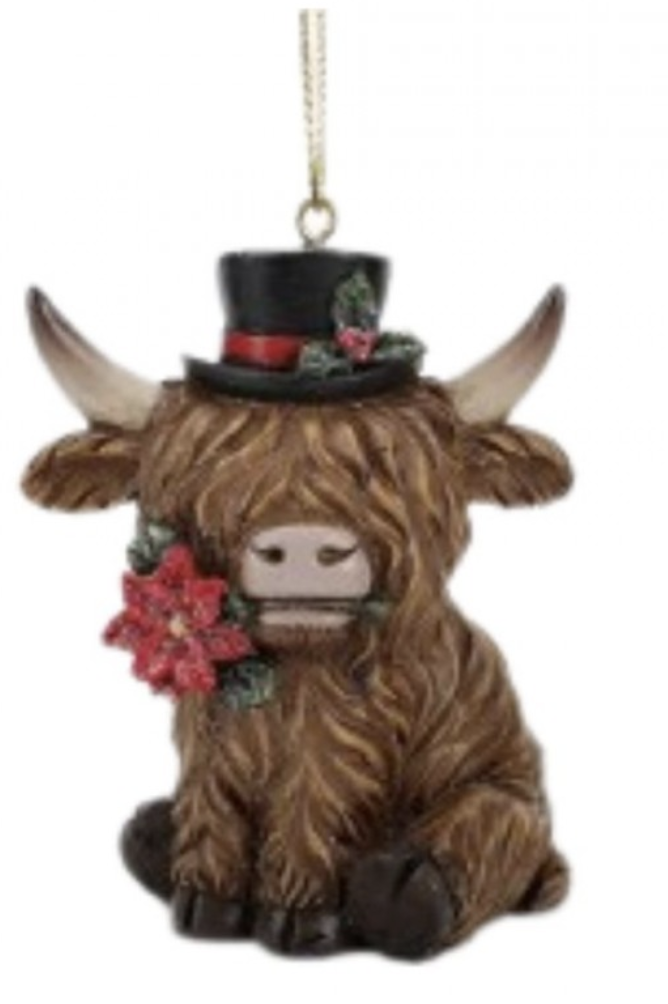 Resin Highland Cow A