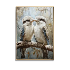 Two Kookaburras - Brushed