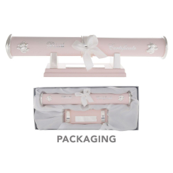 Birth Certificate Holder Pink