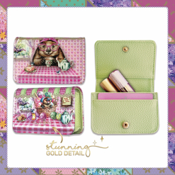 Card Wallet with gold logo. Wonda Wombat