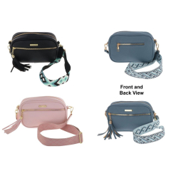 Equilibrium Tasseled Zip Shoulder Bag