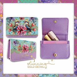 Card Wallet with gold logo. Vintage Kookas