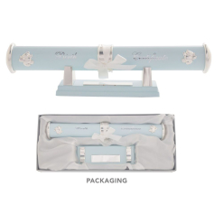 Birth Certificate Holder Blue