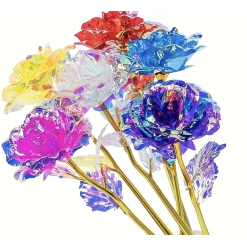 24K Gold Galaxy Rose