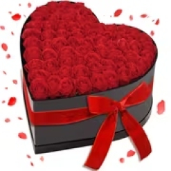 Valentine'S Day Artificial Rose Bouquet