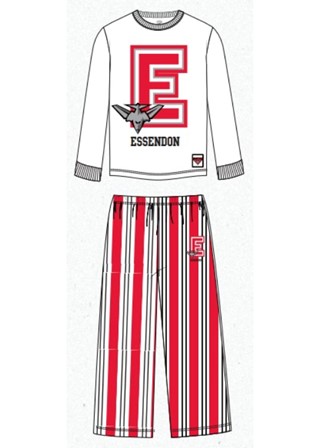 Youth AFL Pyjama Set – Essendon