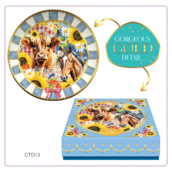 Ceramic Trinket Dish Country Collection