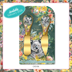 Set of 2 Cheese Knives Koala Cuddles