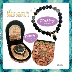 Crystal Point Bracelet Black Onyx