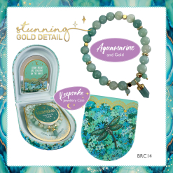 Crystal Point Bracelet Aquamarine