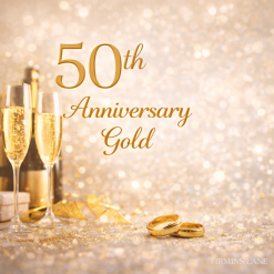 50th Anniversary Gold