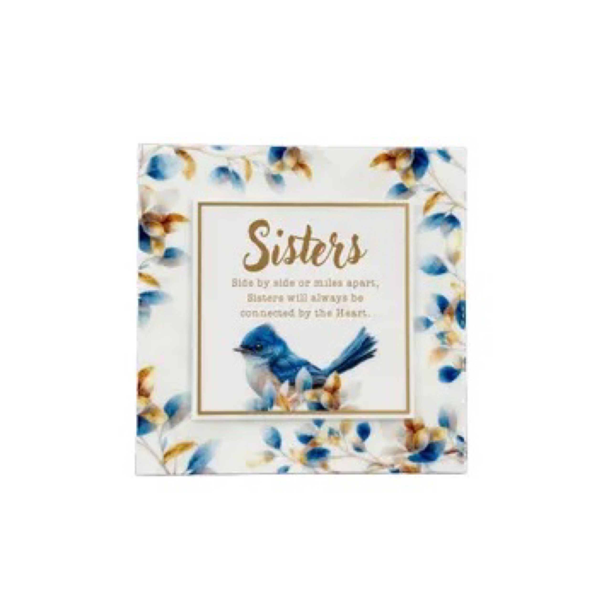 Blooming Bird Plaque - Sisters