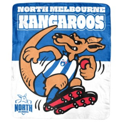 North Melbourne Coral Fleece Rug